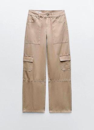 Джинси карго zara 32,34