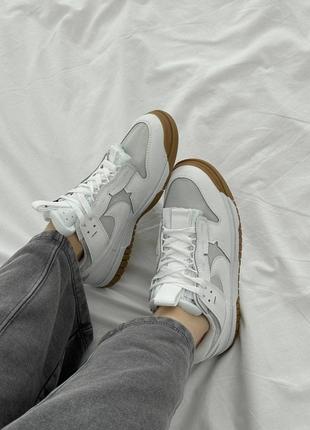 Кроссовки nike air dunk low jumbo white6 фото