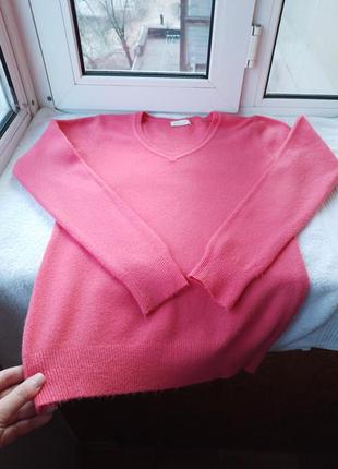 Вовняний кашеміровий светр джемпер пуловер вовна кашемір8 фото