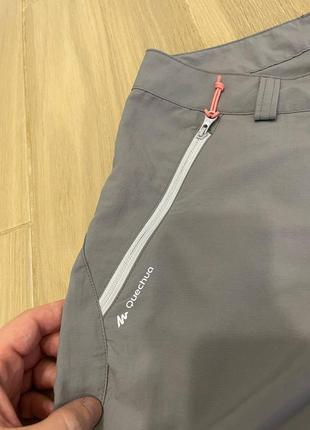 Брюки-трансформеры quechua forclaz 100 2в1 треккинговые туристические the north face mammut