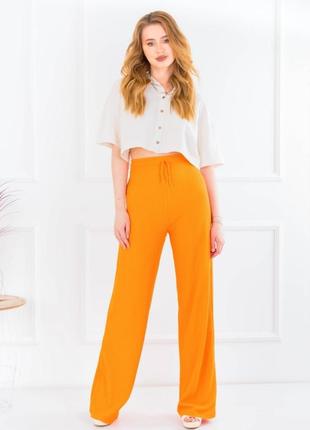 Жіночі літні штани брюки палаццо літо