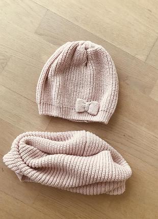 H&m набір снуд та шапочка 2-4 роки