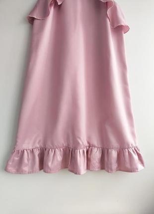 Шикарна атласна рожева сукня reserved3 фото