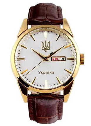 Часы наручные мужские с гербом украины