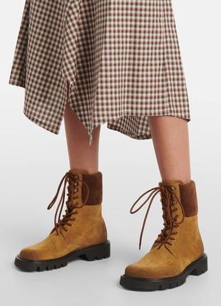 Ботинки коричневые черные женские