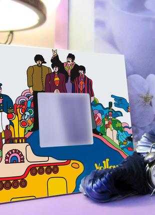 Зеркало "фото альбома. the beatles" для фанатов, музыкантов, любителей рок музыки,...