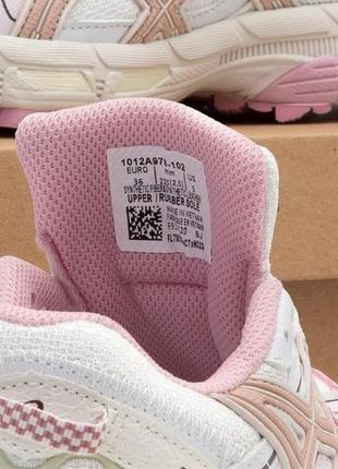 Asics gel kahana 8 white pink, женские кроссовки ассикс демисезонные, кроссовки женски