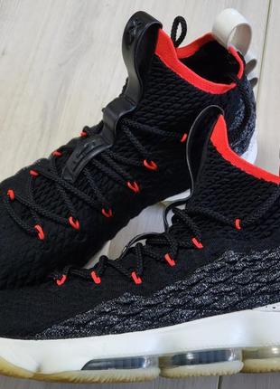 Баскетбольные кроссовки nike lebron 15 bright crimson