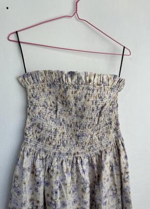Нежное платье в цветы h&amp;m6 фото