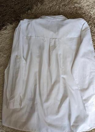 Біла бавовняна сорочка, с-м3 фото
