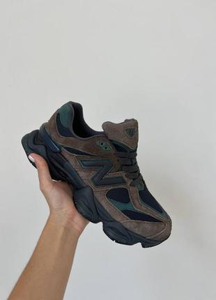 Кроссовки new balance 9060 black/brown