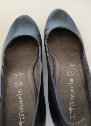 Кожаные туфли tamaris8 фото