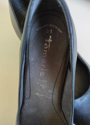 Кожаные туфли tamaris7 фото