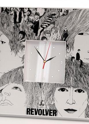 Годинник "the beatles" подарунок для фанатів, музикантів і любителів рок-музики, прикраса в бар, клу
