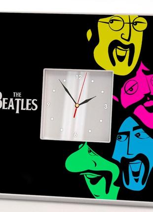 Часы "группа the beatles" подарок для фанатов, музыкантов и любителей рок-музыки, украшение в бар, к