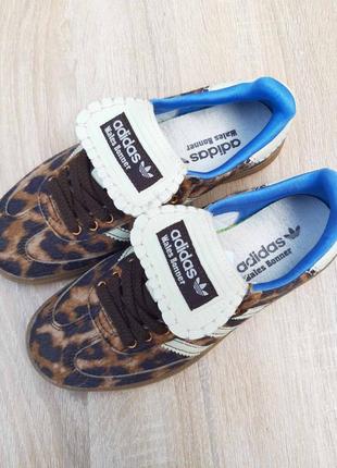 👟 кроссовки adidas samba pony wales bonner leopard / наляжка bs👟9 фото