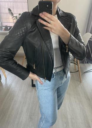 Кожаная куртка levi’s