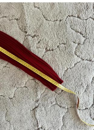 Свитер шерстяной бургунди бордовый