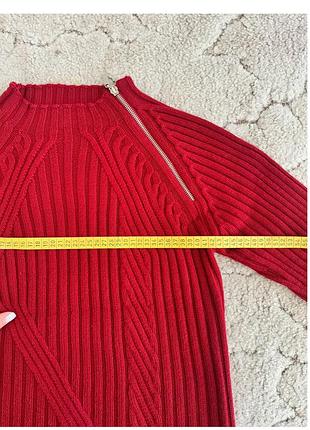 Свитер шерстяной бургунди бордовый