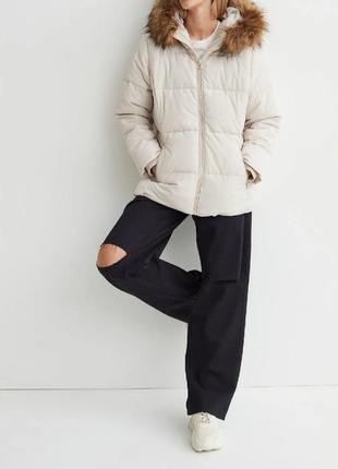 Демисезонная теплая куртка пуховик h&m divided
