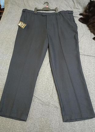 Классические теплые брюки большой размер, 48