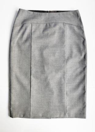 Классическая серая юбка benetton итальялия1 фото