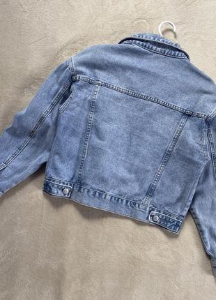 Куртка джинсова жіноча, піджак жакет джинсовий жіночий5 фото