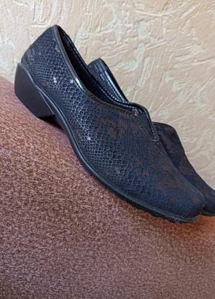 Туфли под кожу питона romika