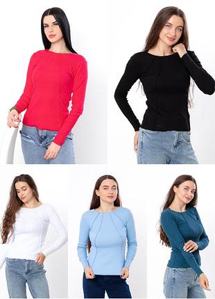 Бавовняний джемпер рубчик, жіночий лонгслів рубчик, гарна кофта рубчик, хлопковый джемпер рубчик, гольф рубчик, женский лонгслив рубчик