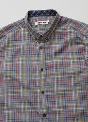 Класна повсякденна картата приталена (slim fit) сорочка від ben sherman