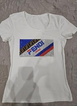 Футболка женская jackets fendi