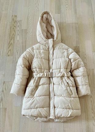 Манго тепле пальто на флісі