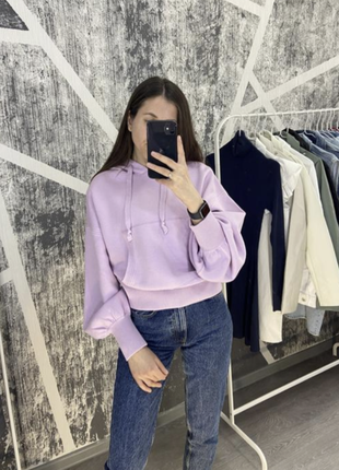 Лавандовое худи от zara! 💜10 фото