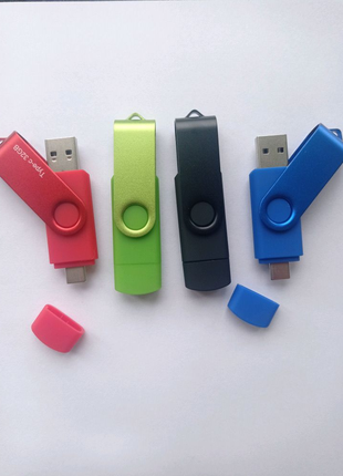 Флешка usb/type-c, 2х стороння, 32гб