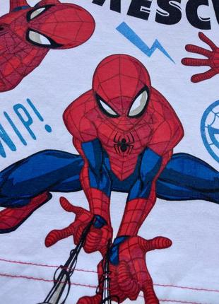 ❤️фирменная футболка marvel spider man на 5-6 лет4 фото