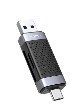 Кард-ридер orico tf+sd dual port usb2.0