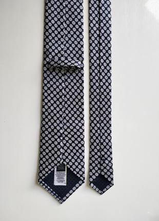 Классический бело-синий галстук галстук m&s