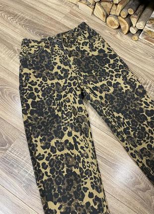 Джинси брюки нові леопардові6 фото