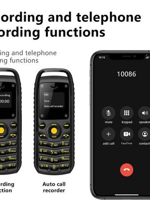 Портоміні компактний кнопковий телефон 2 sim servo