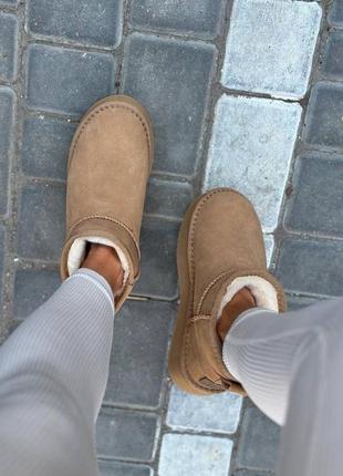 Жіночі уггі/ зимові сноубутси хутряні на високій підошві 37-41