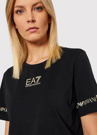Футболка короткой длины из коллекции ea7 Y325D armani (португалия)