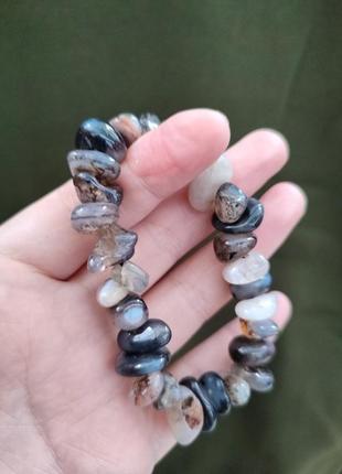 Браслет агат натуральный