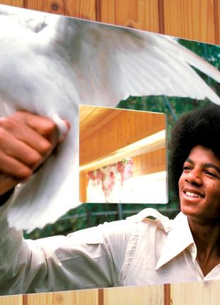 Зеркало "майкл джексон. michael jackson" подарок для фанатов, поп музыка, украшение интерьера в бар,