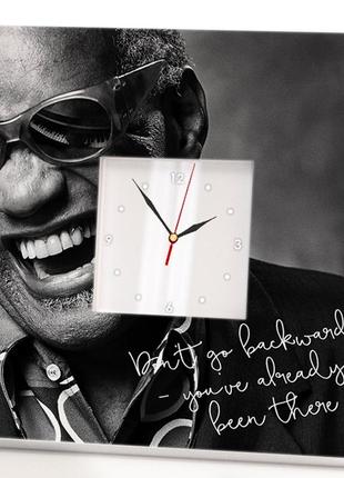 Годинник «рей чарльз. ray charles» подарунок для фанатів джазу, блюзу, музика, прикраса в бар, клуб,
