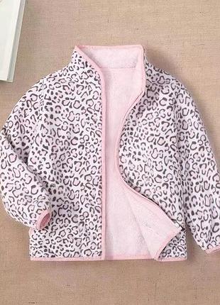 Детская флисовая кофта на меху