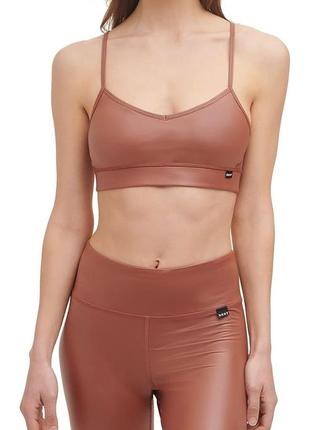 Спортивный топ dkny sport faux leather