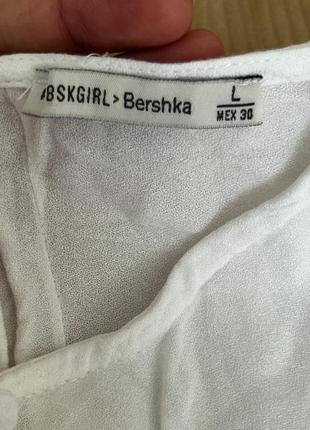 Белый топ bershka3 фото