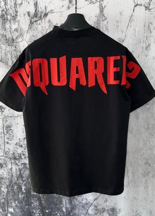 Мужская брендовая футболка люкс качества ds q•u•a Gr •e •d •2