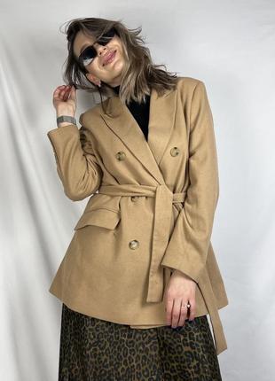 Шерстяне пальто zara 🍋