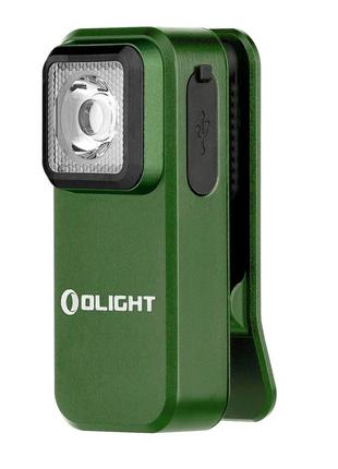 Фонарь клипса olight oclip od green, 300 lm